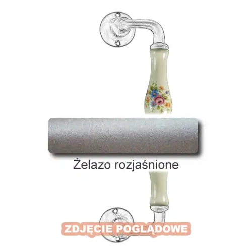 5 Uchwyt Berlino 5-50 ZANC 250 mm, porcelana kremowa kwiaty wiosenne.webp