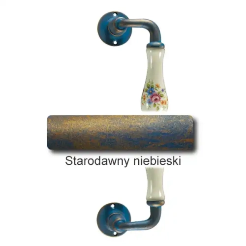 14 Uchwyt Berlino 5-50 ZANC 250 mm, porcelana kremowa kwiaty wiosenne.webp