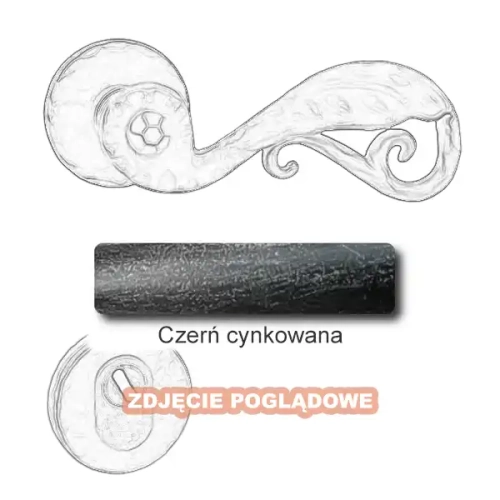 3 Klamka zewnętrzna Abella 5300E z zabezpieczeniem KZS.webp