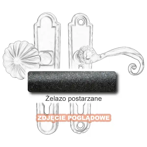 4 Klamko-gałka zewnętrzna Beatrice 4305 CD.webp