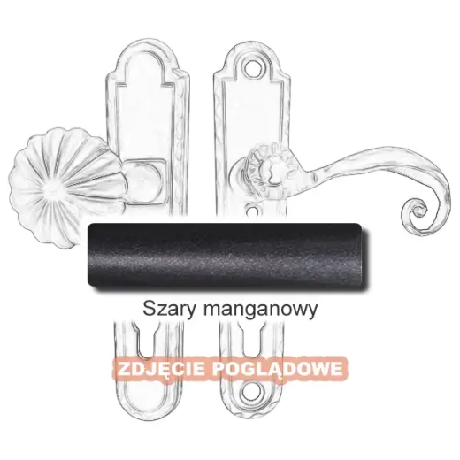 12 Klamko-gałka zewnętrzna Beatrice 4305 CD.webp