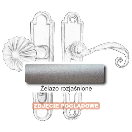 5 Klamko-gałka zewnętrzna Beatrice 4305 CD z zabezpieczeniem KZS.webp