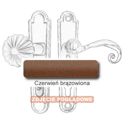 11 Klamko-gałka zewnętrzna Beatrice 4305 CD z zabezpieczeniem KZS.webp