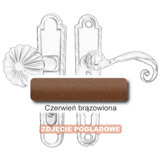 11 Klamko-gałka zewnętrzna Beatrice 4305 CD z zabezpieczeniem KZS.webp