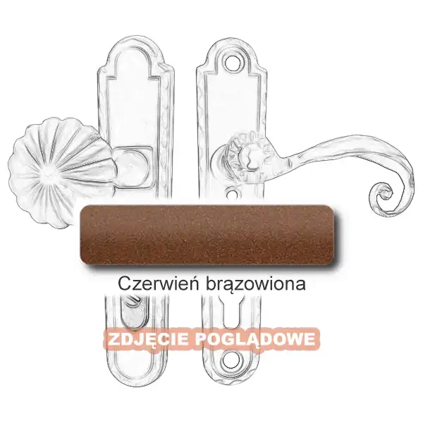 11 Klamko-gałka zewnętrzna Beatrice 4305 CD z zabezpieczeniem KZS.webp