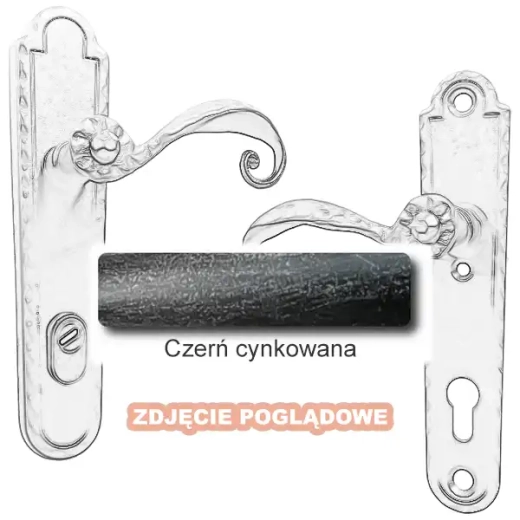 3 Klamka zewnętrzna Beatrice 4305E z zabezpieczeniem KZS.webp
