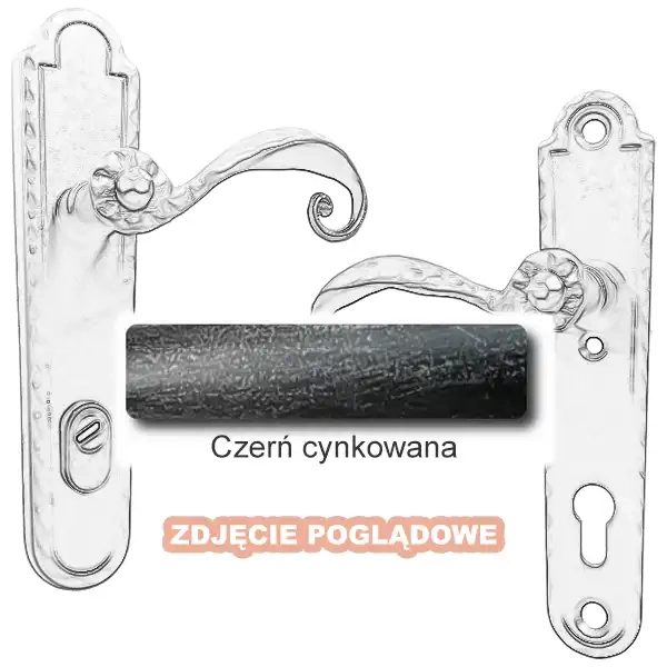 3 Klamka zewnętrzna Beatrice 4305E z zabezpieczeniem KZS.webp