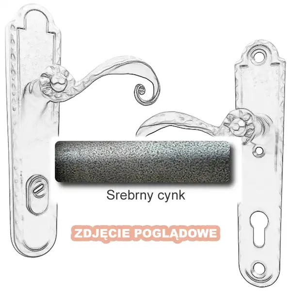 6 Klamka zewnętrzna Beatrice 4305E z zabezpieczeniem KZS.webp
