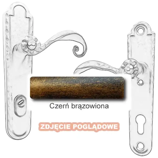 7 Klamka zewnętrzna Beatrice 4305E z zabezpieczeniem KZS.webp