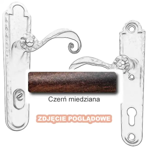 8 Klamka zewnętrzna Beatrice 4305E z zabezpieczeniem KZS.webp