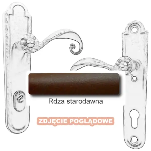 9 Klamka zewnętrzna Beatrice 4305E z zabezpieczeniem KZS.webp