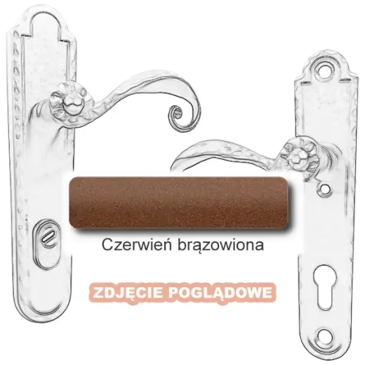 11 Klamka zewnętrzna Beatrice 4305E z zabezpieczeniem KZS.webp