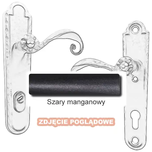 12 Klamka zewnętrzna Beatrice 4305E z zabezpieczeniem KZS.webp