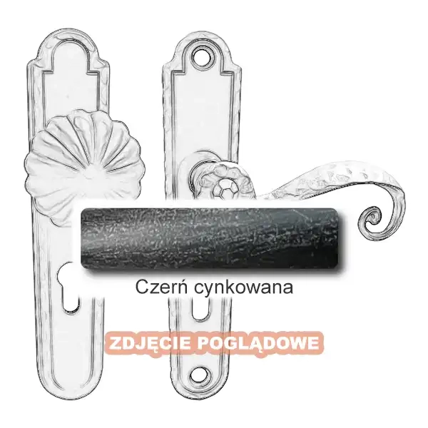 3 Klamko-gałka zewnętrzna Beatrice 4305 A-B.webp
