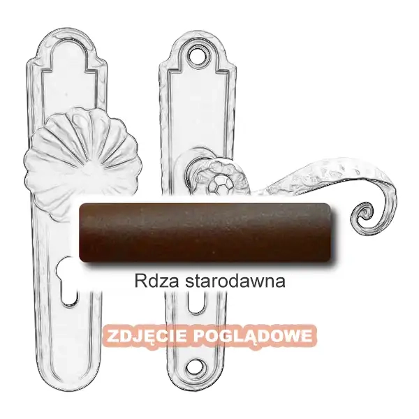 9 Klamko-gałka zewnętrzna Beatrice 4305 A-B.webp