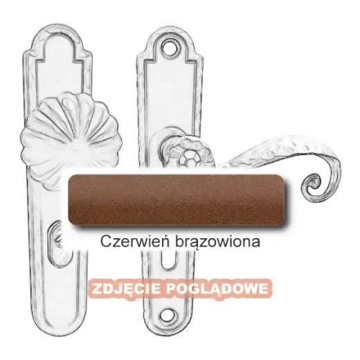 11 Klamko-gałka zewnętrzna Beatrice 4305 A-B z zabezpieczeniem KZS.webp