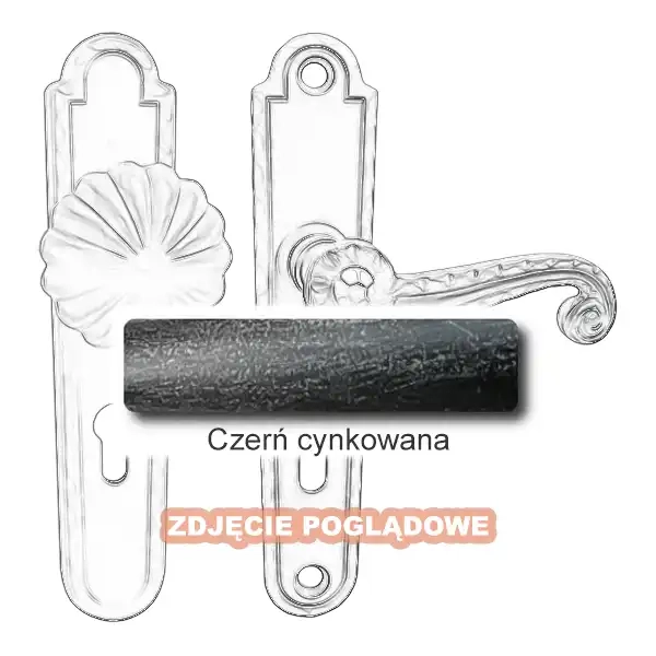 3 Klamko-gałka zewnętrzna Bella 4301 A-B.webp