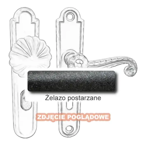 4 Klamko-gałka zewnętrzna Heliodor 4301E z zabezpieczeniem KZS.webp