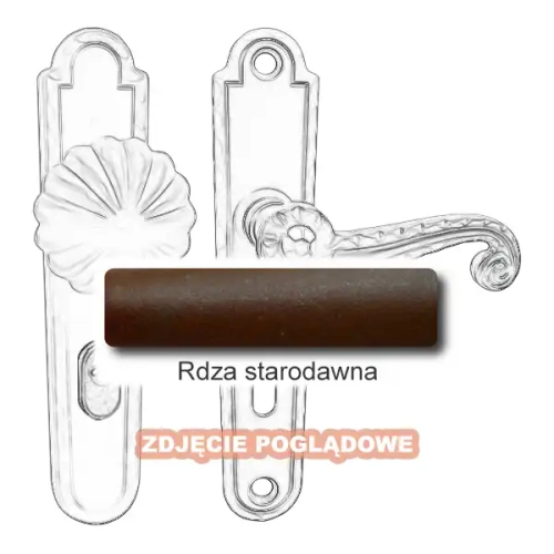 9 Klamko-gałka zewnętrzna Heliodor 4301E z zabezpieczeniem KZS.webp