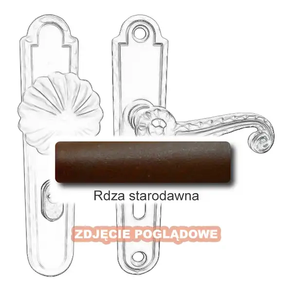 9 Klamko-gałka zewnętrzna Heliodor 4301E z zabezpieczeniem KZS.webp