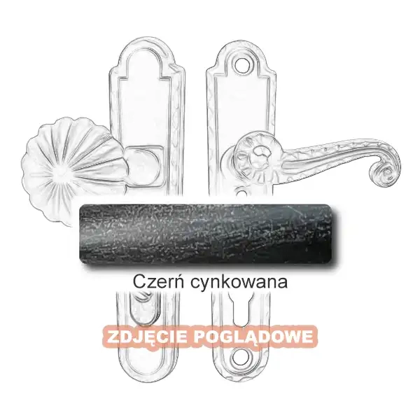 3 Klamko-gałka zewnętrzna Heliodor 4301 C-D z zabezpieczeniem KZS.webp