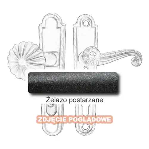 4 Klamko-gałka zewnętrzna Heliodor 4301 C-D z zabezpieczeniem KZS.webp