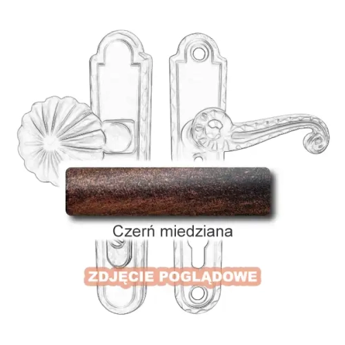 8 Klamko-gałka zewnętrzna Heliodor 4301 C-D z zabezpieczeniem KZS.webp