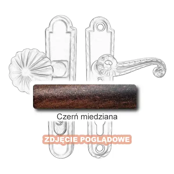 8 Klamko-gałka zewnętrzna Heliodor 4301 C-D z zabezpieczeniem KZS.webp