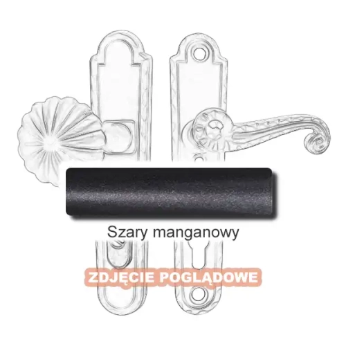 12 Klamko-gałka zewnętrzna Heliodor 4301 C-D z zabezpieczeniem KZS.webp