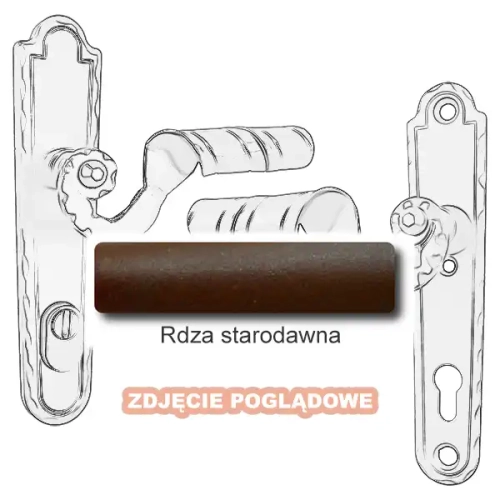 9 Klamka zewnętrzna Absalon 4302E z zabezpieczeniem KZS.webp