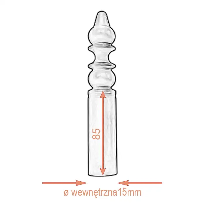 Nasadka ozdobna 400/15 do zawiasu o średnicy 15 mm
