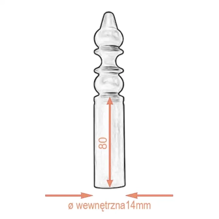 Nasadka ozdobna 400/14 do zawiasu o średnicy 14 mm
