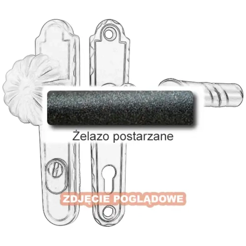 3 Klamko-gałka zewnętrzna Absalon 4302AB z zabezpieczeniem KZS.webp