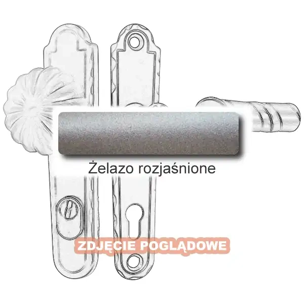 4 Klamko-gałka zewnętrzna Absalon 4302AB z zabezpieczeniem KZS.webp