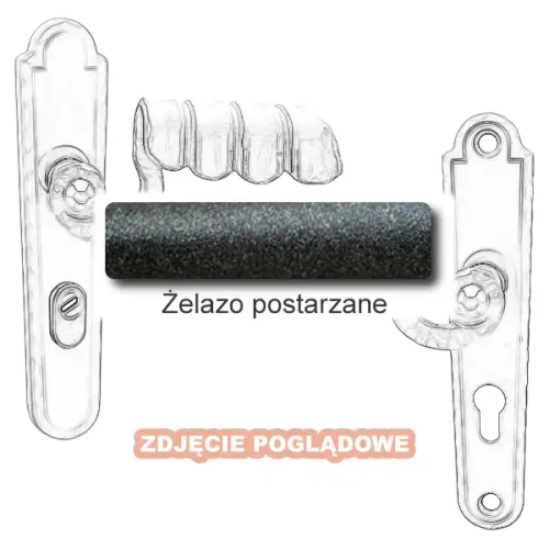 4 Klamka zewnętrzna Davos 4309E z zabezpieczeniem KZS.webp