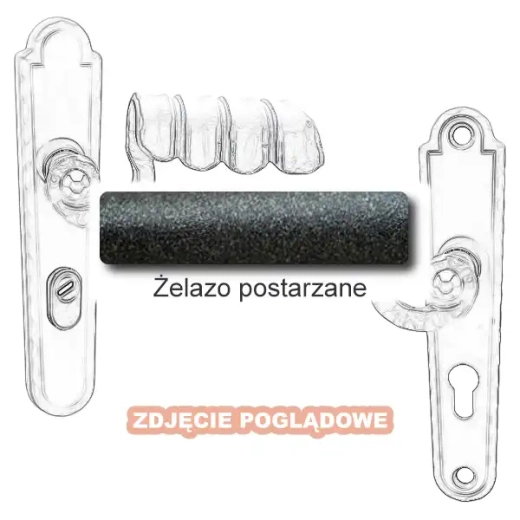 4 Klamka zewnętrzna Davos 4309E z zabezpieczeniem KZS.webp