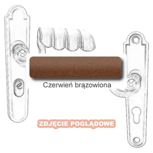 11 Klamka zewnętrzna Davos 4309E z zabezpieczeniem KZS.webp
