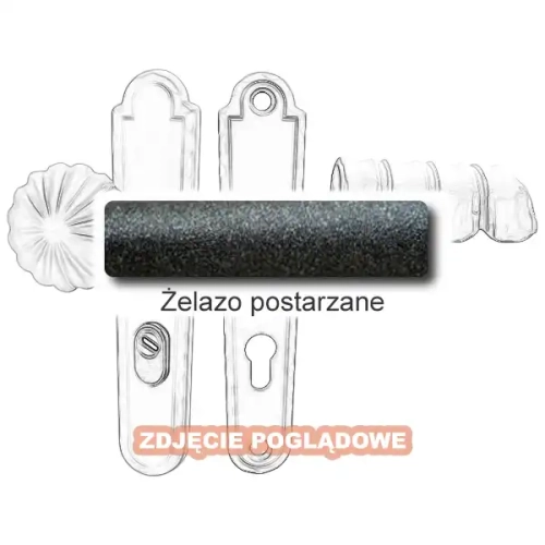 4 Klamko-gałka zewnętrzna Davos 4309CD z zabezpieczeniem KZS.webp