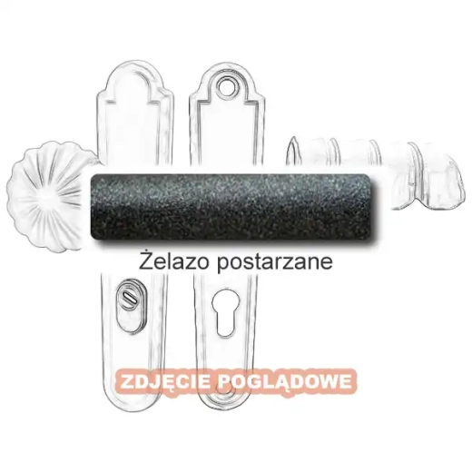 4 Klamko-gałka zewnętrzna Davos 4309CD z zabezpieczeniem KZS.webp