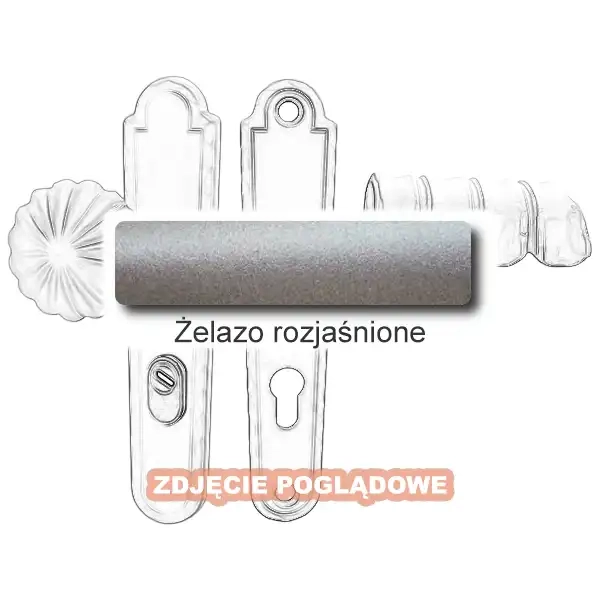 5 Klamko-gałka zewnętrzna Davos 4309CD z zabezpieczeniem KZS.webp