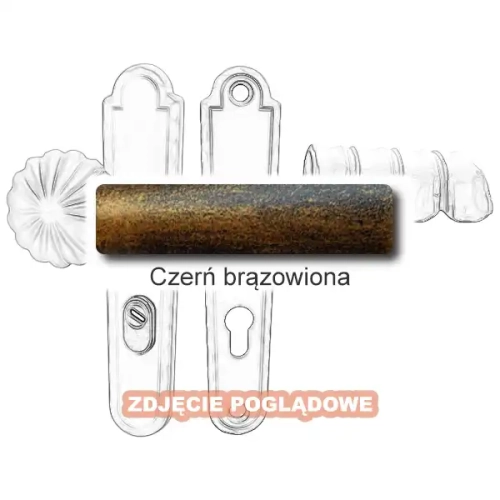 7 Klamko-gałka zewnętrzna Davos 4309CD z zabezpieczeniem KZS.webp