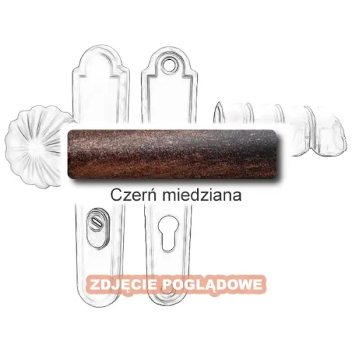 8 Klamko-gałka zewnętrzna Davos 4309CD z zabezpieczeniem KZS.webp