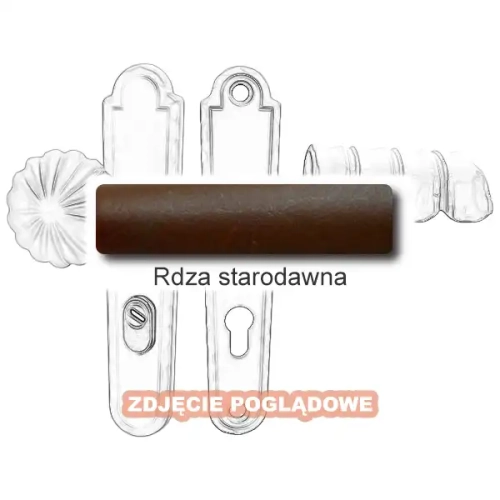 9 Klamko-gałka zewnętrzna Davos 4309CD z zabezpieczeniem KZS.webp
