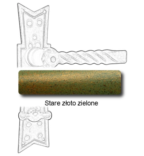Stare złoto zielone