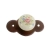 Gałka meblowa Barbara 05+D31 porcelana kremowa (kwiaty wiosenne)
