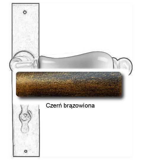 Czerń brązowiona