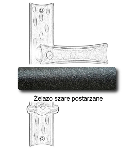 Żelazo szare postarzane