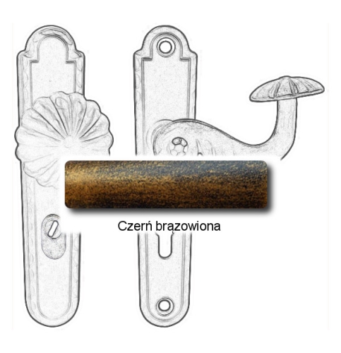 Czerń brązowiona