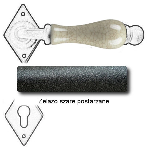Żelazo szare postarzane