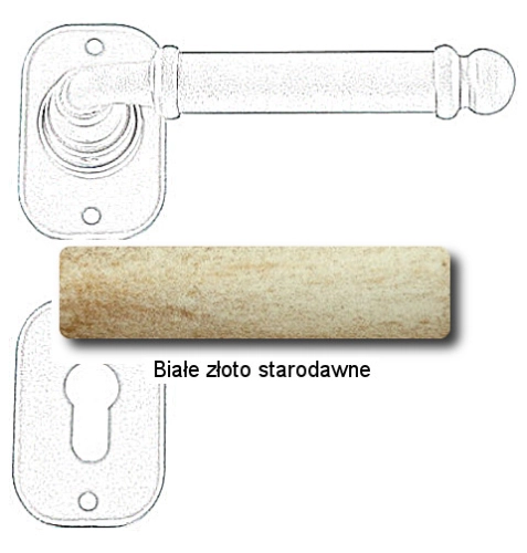 Białe złoto starodawne